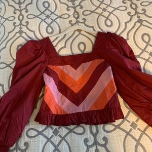 Anthropologie Love the Label Top XS